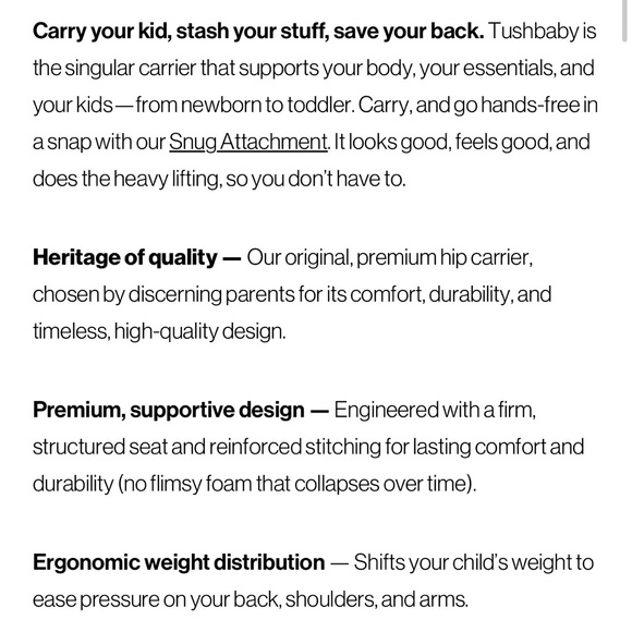 Quilted Brown Baby Hip Seat Carrier - Comfortable Hands-Free Infant Support - Picture 4 of 4